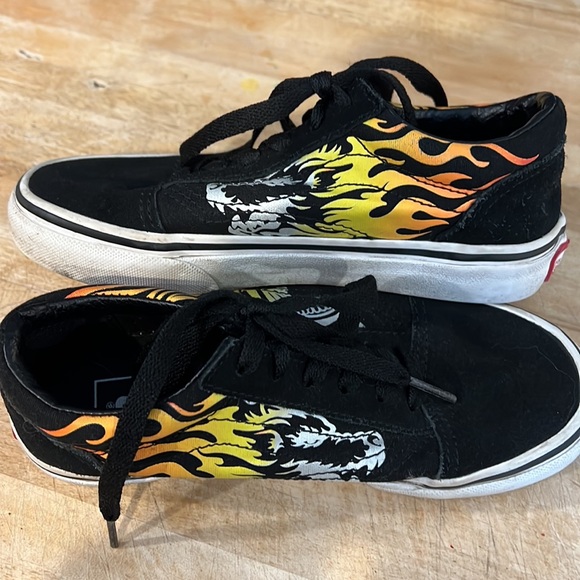 Little boys Vans size 13.5 - Picture 3 of 4